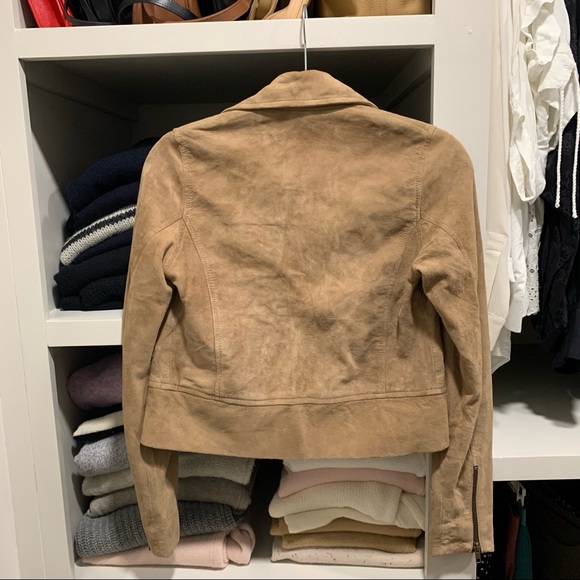 Magali Pascal By Vintage Century Light Brown Suede Jacket - Picture 5 of 6